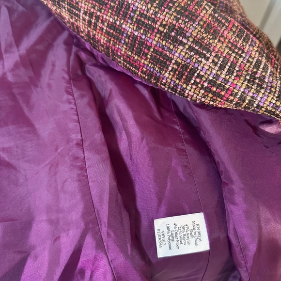 Coldwater Creek 3/4 sleeve boucle jacket - new with tags - Picture 4 of 4